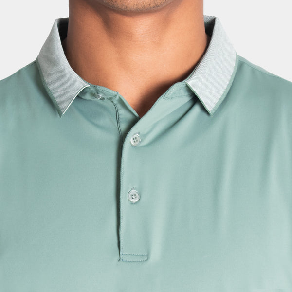 Playera Polo con Cuello a Contraste