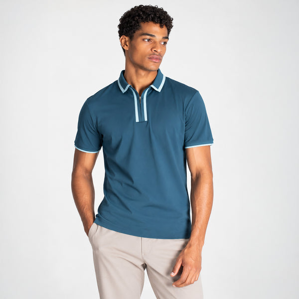 Polo Luxe Fresh | Contrast Line Zip