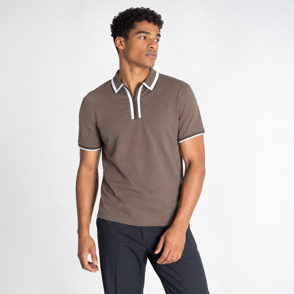 Polo Luxe Fresh | Contrast Line Zip