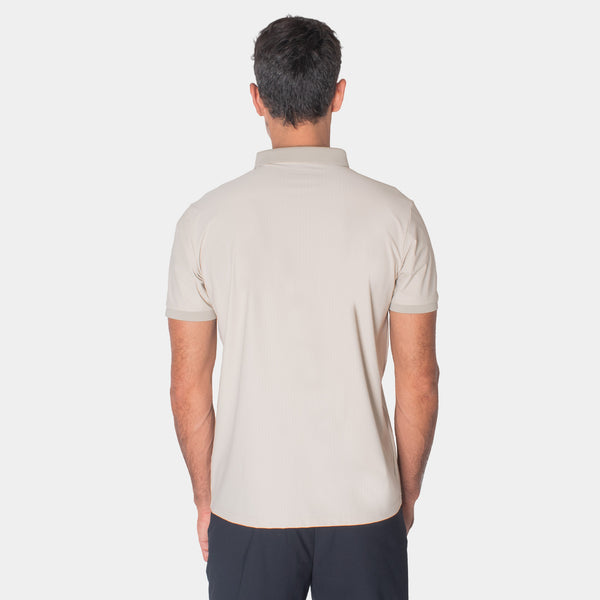 Playera Polo Con Estampado Mini Zigzag