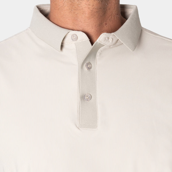 Playera Polo Con Estampado Mini Zigzag
