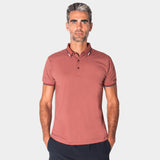 Playera Polo con Líneas de Contraste en Cuello