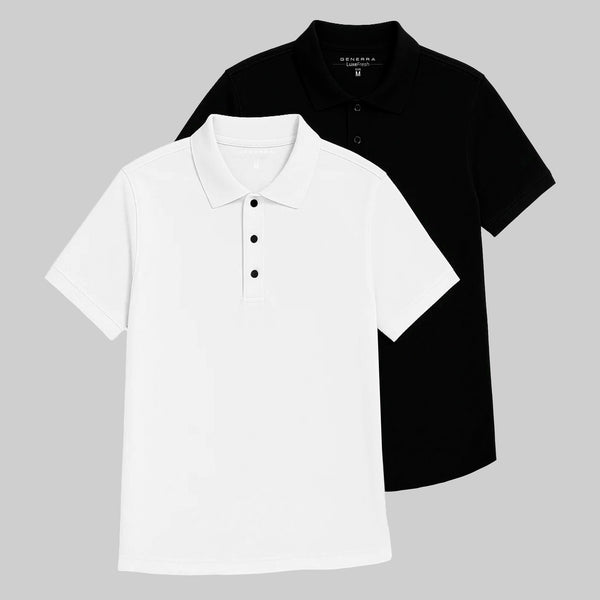 Set de 2 Polos Básicas para Hombre | Luxe Fresh