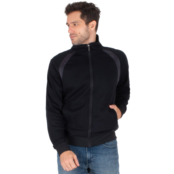 Sudadera Hombre Regular Fit | Texturas Contrastantes y Diseño Casual