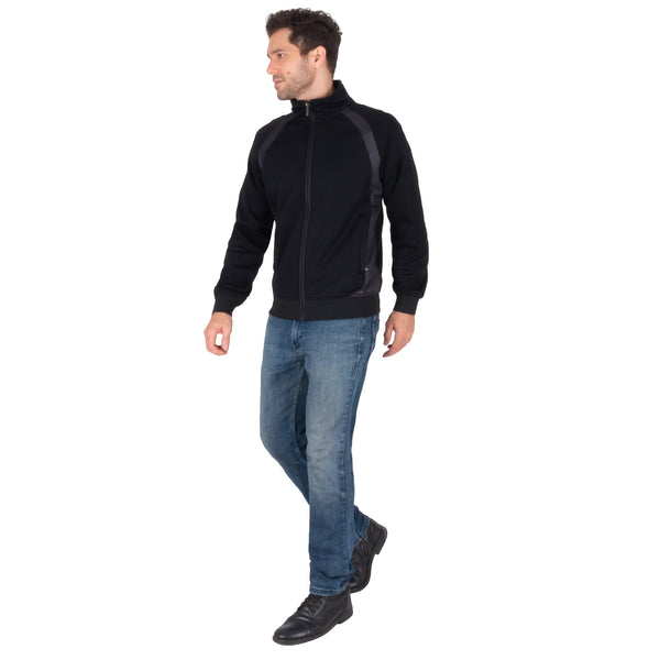 Sudadera Hombre Regular Fit | Texturas Contrastantes y Diseño Casual