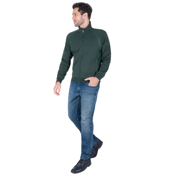 Sudadera Hombre Regular Fit | Texturas Contrastantes y Diseño Casual