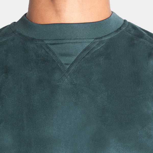 Sudadera de Gamuza Estilo Vintage