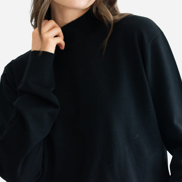 Suéter de Cuello Mock Para Dama