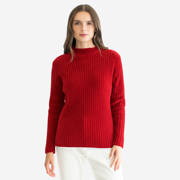 Suéter con Textura Afelpada