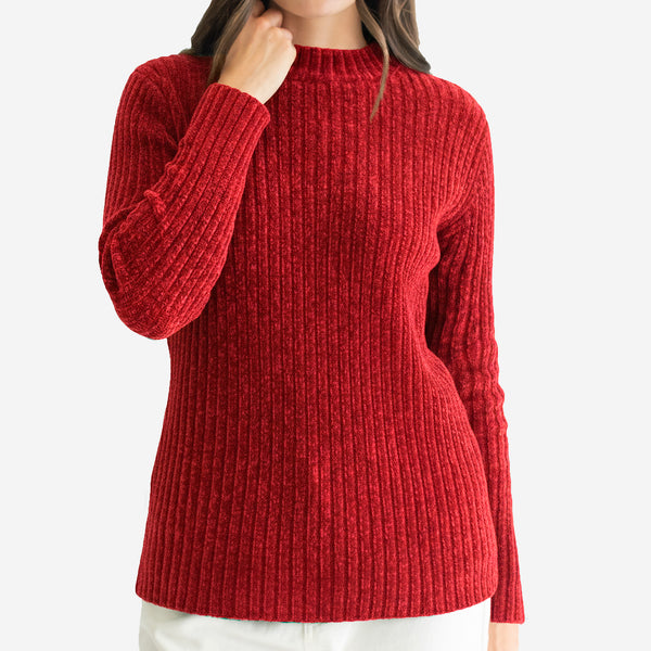 Suéter con Textura Afelpada