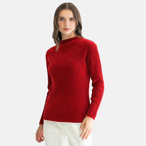 Suéter con Textura Afelpada