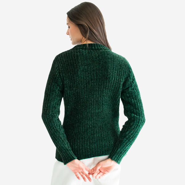 Suéter con Textura Afelpada