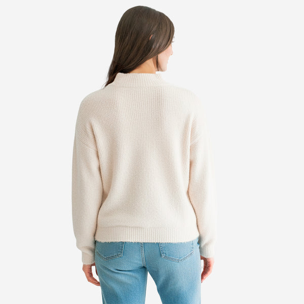 Suéter Afelpado de Manga Larga