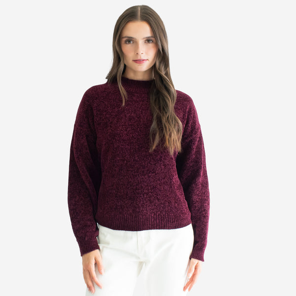 Suéter Afelpado de Manga Larga