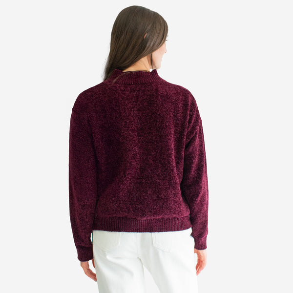 Suéter Afelpado de Manga Larga