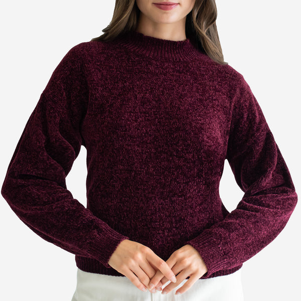 Suéter Afelpado de Manga Larga