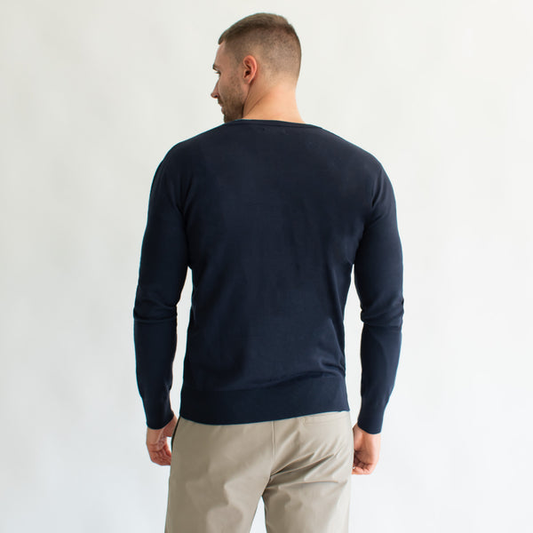 Suéter Ligero para Hombre Regular Fit – Cuello en V