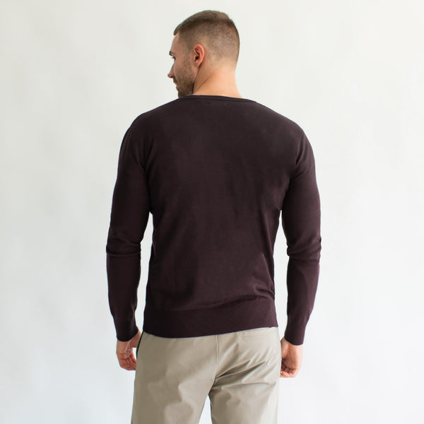 Suéter Ligero para Hombre Regular Fit – Cuello en V