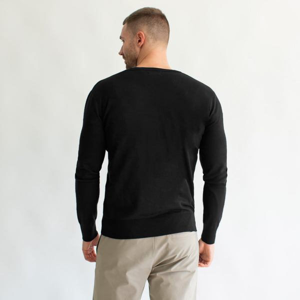 Suéter Ligero para Hombre Regular Fit – Cuello en V