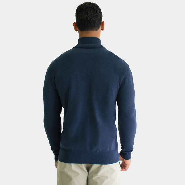 Suéter Cuello Alto Cierre Completo