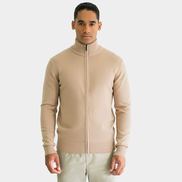 Suéter Cuello Alto Cierre Completo