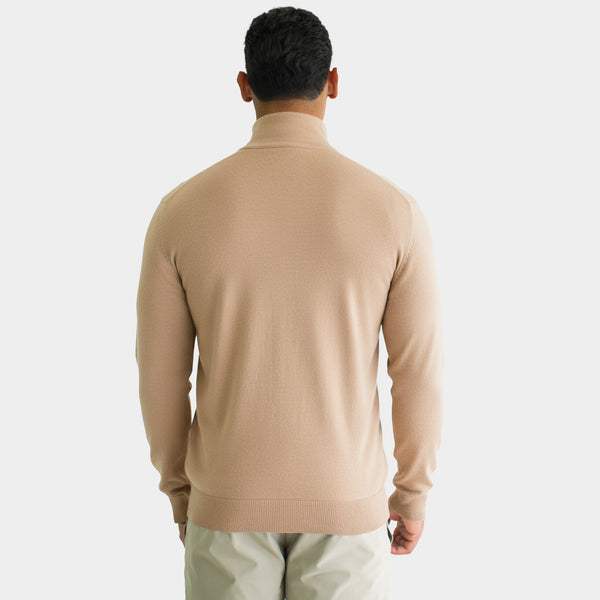 Suéter Cuello Alto Cierre Completo