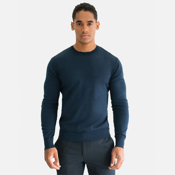 Suéter Ligero de Cuello Redondo