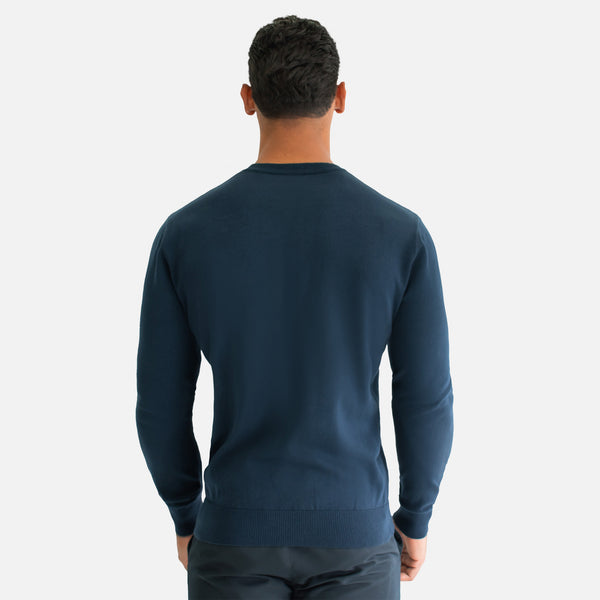 Suéter Ligero de Cuello Redondo