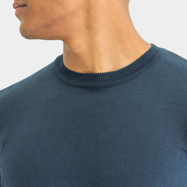 Suéter Ligero de Cuello Redondo