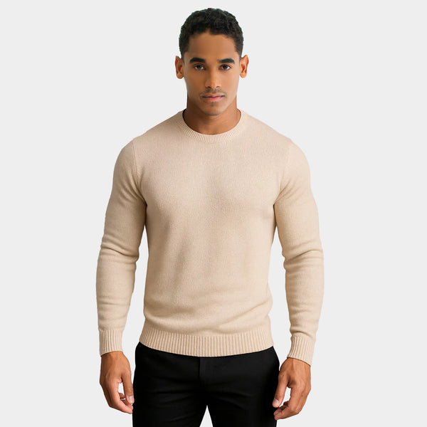 Suéter Ligero de Cuello Redondo