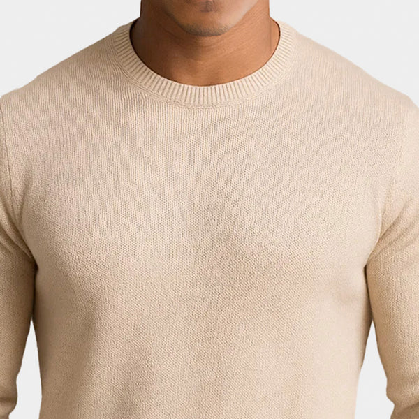 Suéter Ligero de Cuello Redondo