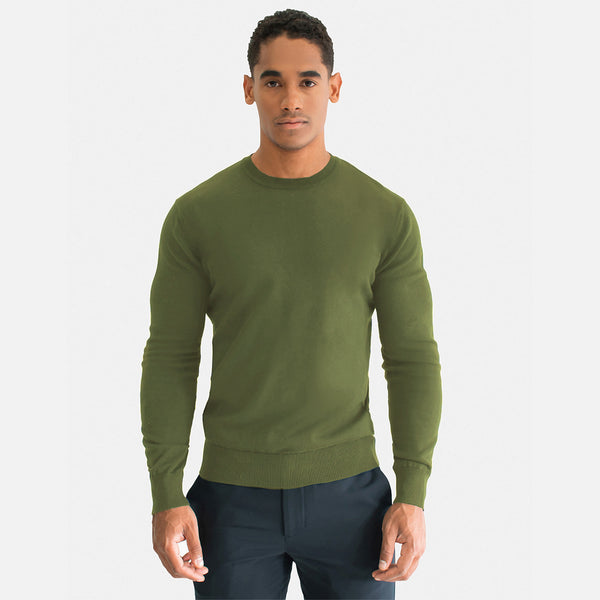 Suéter Ligero de Cuello Redondo