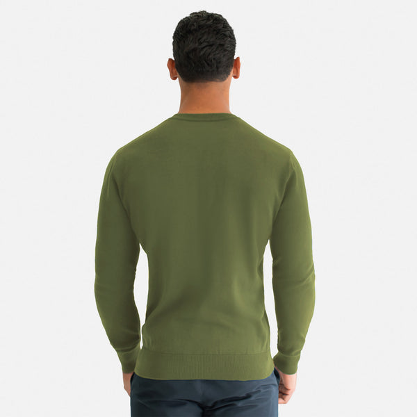 Suéter Ligero de Cuello Redondo