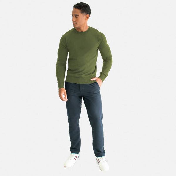 Suéter Ligero de Cuello Redondo