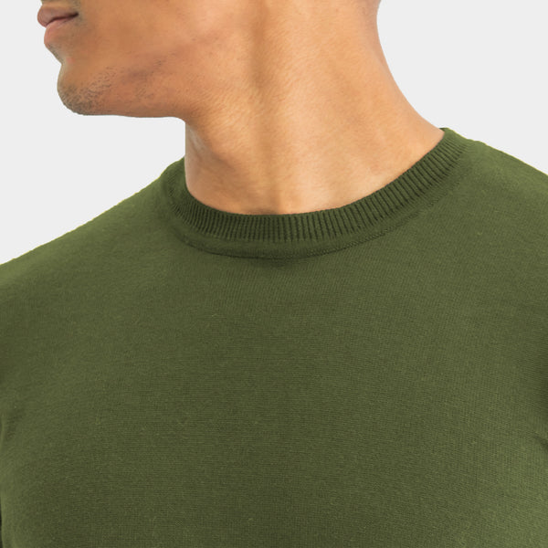 Suéter Ligero de Cuello Redondo