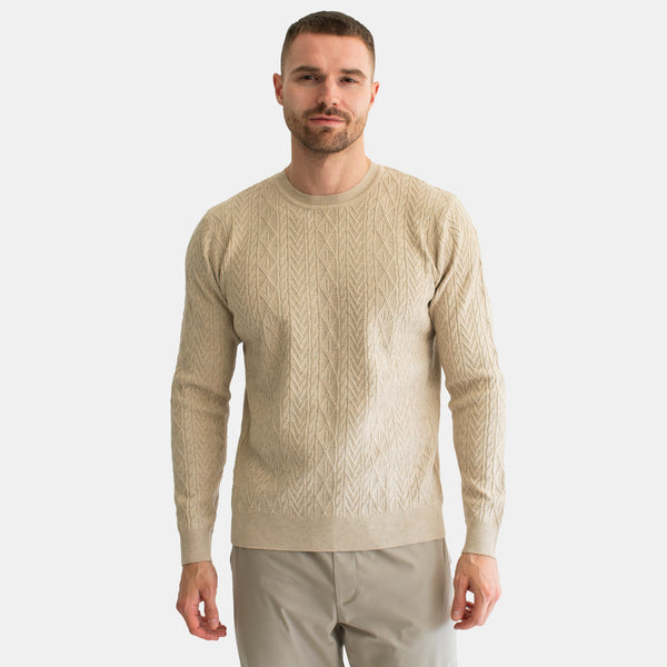 Suéter Tejido Trenzado