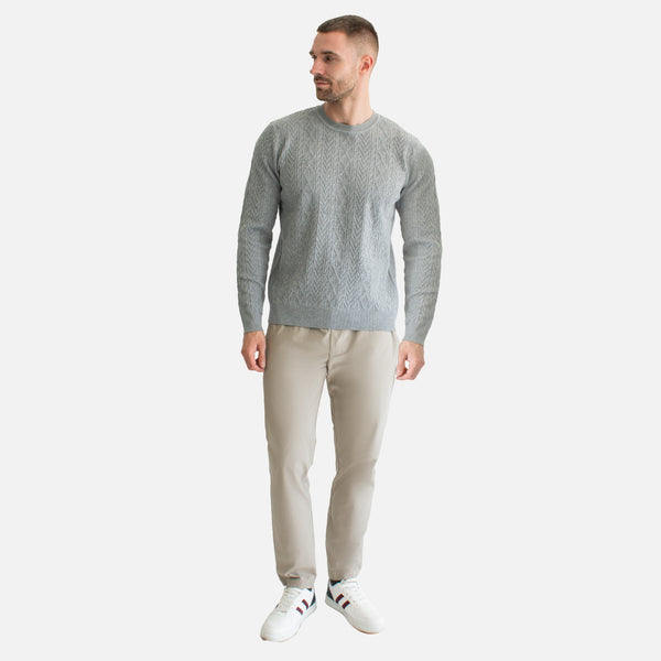 Suéter Tejido Trenzado