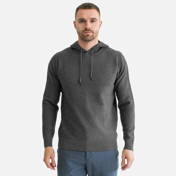 Sudadera Tejida con Hoodie