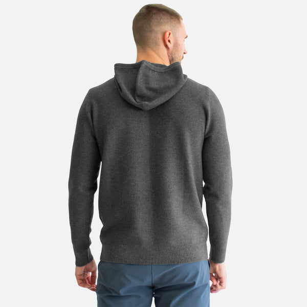 Sudadera Tejida con Hoodie