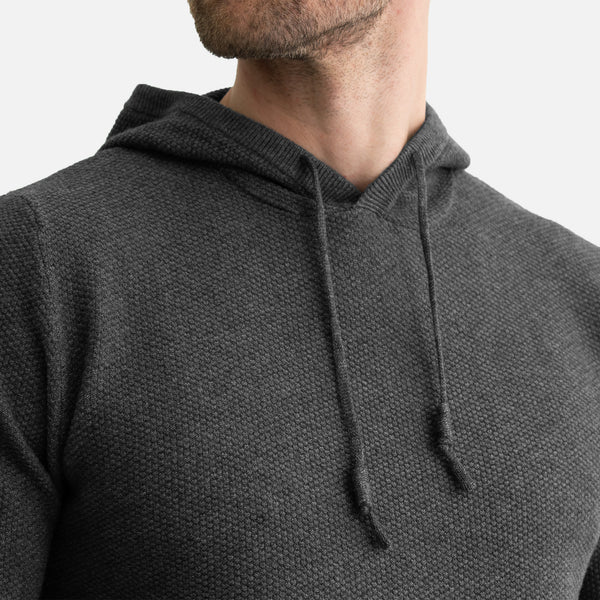 Sudadera Tejida con Hoodie