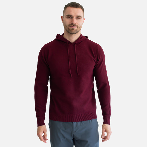 Sudadera Tejida con Hoodie