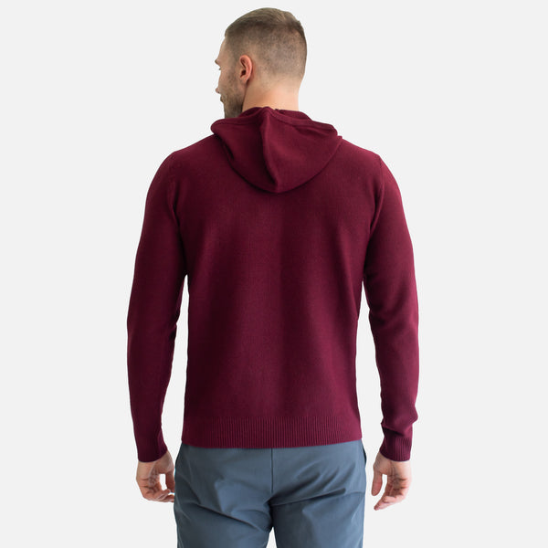 Sudadera Tejida con Hoodie