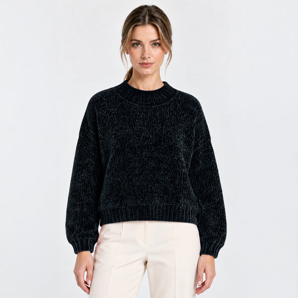 Suéter Essential Chenille Cropped