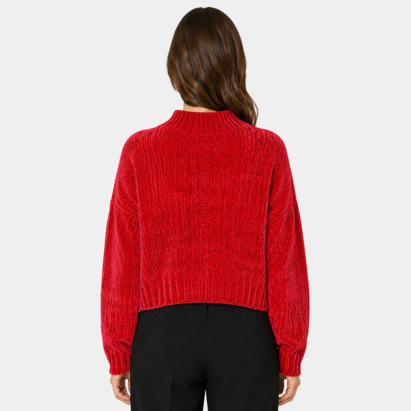 Suéter Essential Chenille Cropped