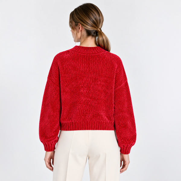 Suéter Essential Chenille Cropped