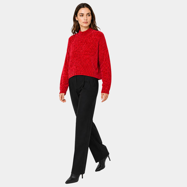 Suéter Essential Chenille Cropped