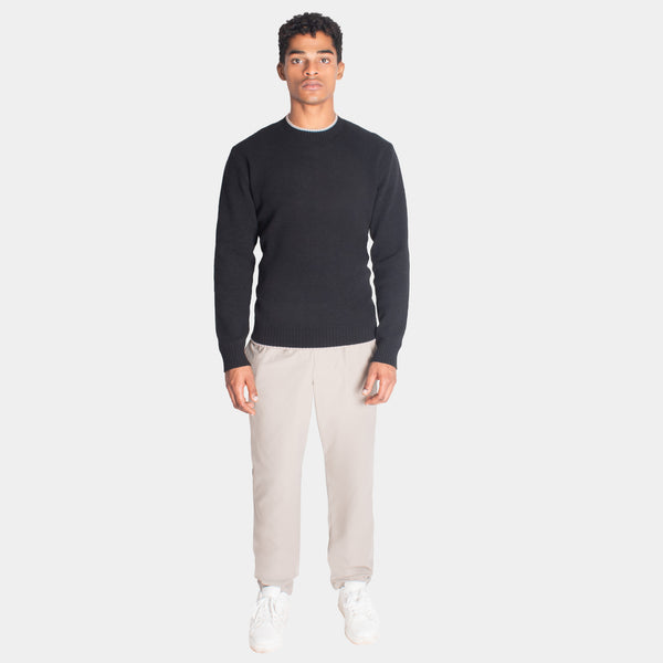Suéter Generra Basics Tacto Suave con Línea de Contraste
