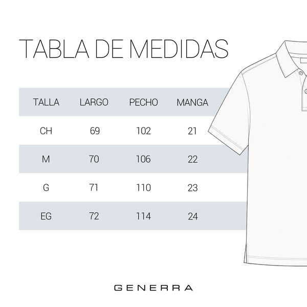 Playera Polo Manga Corta con Botones al Tono